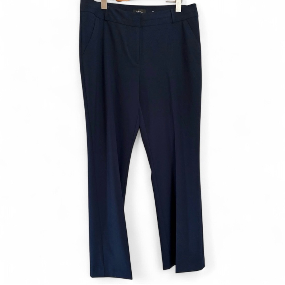 Reitmans Navy Blue Classic Straight Leg Pants 14 NWOT